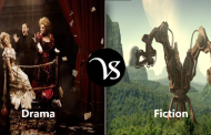 Difference between drama and fiction