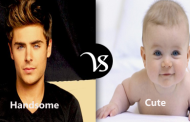 Difference between handsome and cute