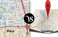 Difference between place and location