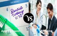 Difference between appointment and meeting