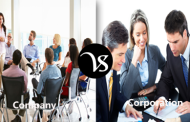 Difference between company and corporation