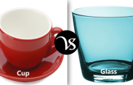 Difference between cup and glass