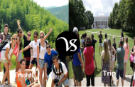 Difference between travel and trip