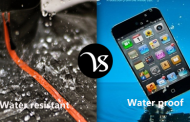Difference between water resistant and water proof