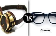 Difference between goggles and glasses