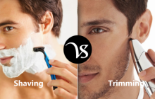 Difference between shaving and trimming