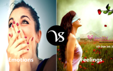 Difference between emotions and feelings