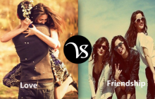 Difference between love and friendship