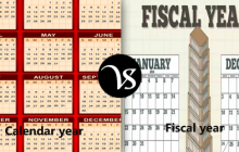 Difference between calendar year and fiscal year