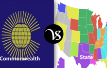 Difference between common wealth and state
