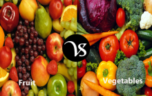 Difference between fruit and vegetable