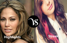 Difference between highlights and streaks