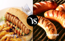 Difference between hot dog and sausage