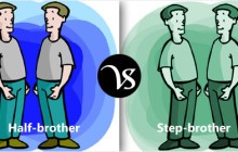 Difference between half-brother and step brother