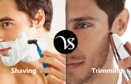 Difference between shaving and trimming