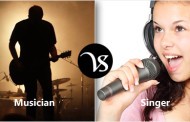 Difference between musician and singer