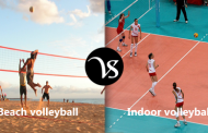 Difference between beach volleyball and indoor volleyball