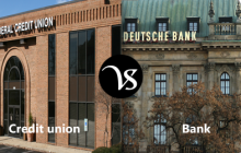 Difference between credit union and bank