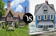 Difference between estate and trust