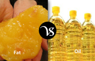 Difference between fat and oil