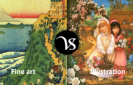 Difference between fine art and illustration