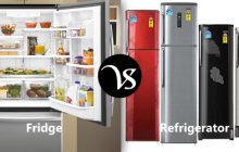 Difference between fridge and refrigerator