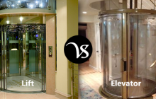 Difference between lift and elevator
