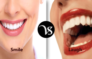 Difference between smile and laugh