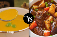 Difference between soup and stew