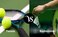 Difference between tennis and badminton