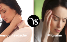 Difference between tension headache and migraine