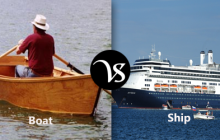 Difference between boat and ship