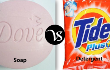 Difference between soap and detergent