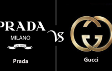 Difference between Prada and Gucci