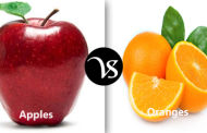 Difference between apples and oranges