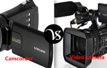 Difference between camcorder and video camera