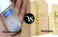 Difference between deodorant and perfume