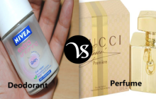 Difference between deodorant and perfume