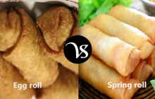 Difference between egg roll and spring roll