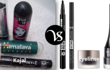 Difference between kajal and eyeliner