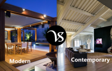 Difference between modern and contemporary