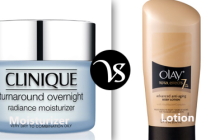 Difference between moisturizer and lotion