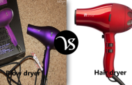 Difference between blow dryer and hair dryer