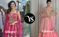 Difference between ghagra and lehenga