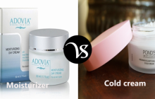 Difference between moisturizer and cold cream