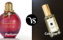 Difference between perfume and cologne