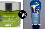 Difference between scrub and cleanser