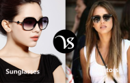 Difference between sunglasses and aviators