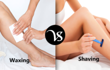 Difference between waxing and shaving