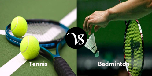 difference between badminton and shuttle